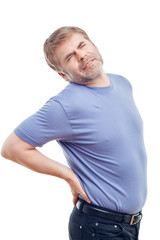 Obraz premium Nice man feeling pain 