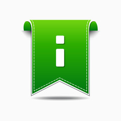 Info Green Vector Icon Design