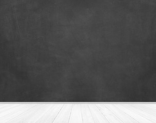 emty room with blackboard