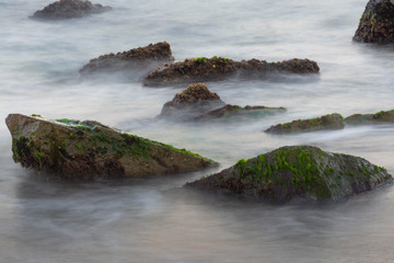 Black sea rocky shore