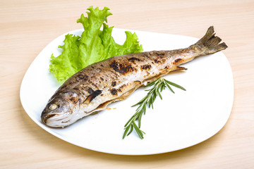 Grilled trout