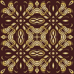 Seamless Orient Vector Background