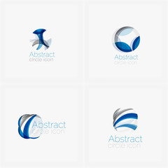 Circle abstract shape logo