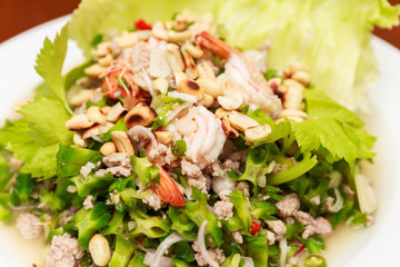 Wing bean salad, Thai food