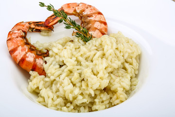 Risotto with prawn
