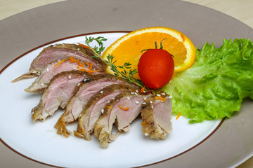 Roasted duck breast