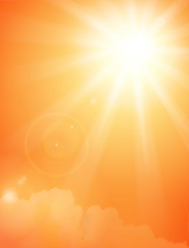Sun Sunburst Pattern. Vector illustration