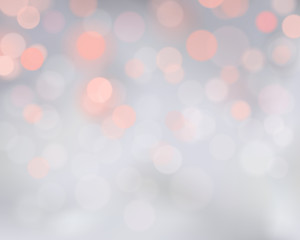 Soft bokeh lights background. Vector illustration