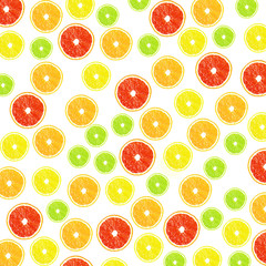 Citrus isolated on a white background