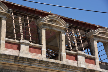 ruinas de la antigua estacion de ferrocarril en burgos