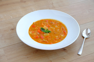 paprika curry suppe