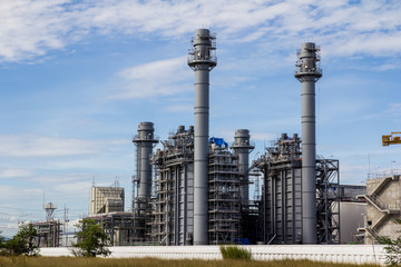 Fototapeta premium Power plant Industrial 