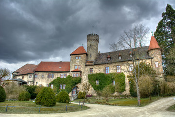 Fototapeta na wymiar Schloss Hohenstein In Oberfranken