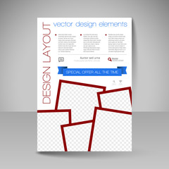 Site layout for design - flyer