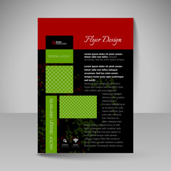 Site layout for design - flyer