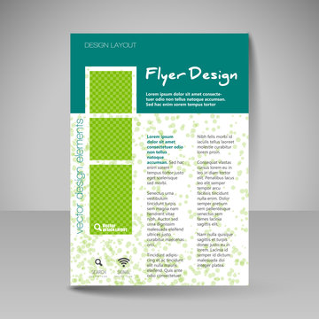 Site layout for design - flyer