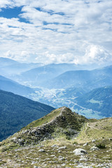 Fototapeta premium Patscherkofel peak near Innsbruck, Tyrol, Austria.