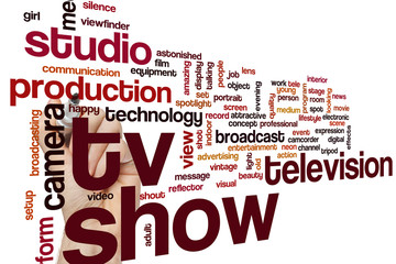 TV show word cloud