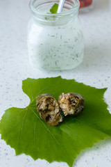Stuffed vine leaves