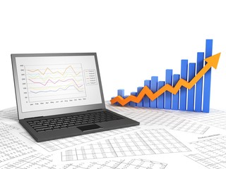 business graph and chart