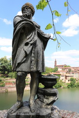 Statue du Palais de la Berbie à Albi