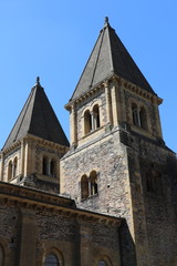 Fototapeta na wymiar Eglise abbatiale Saint-Foy à Conques