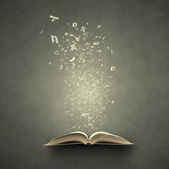 Opened book