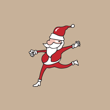 Christmas Santa dancing