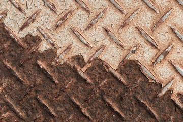background of steel rust