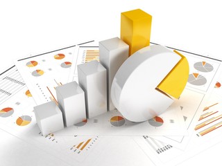 business graph and chart