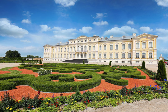 Rundale palace in Latvia