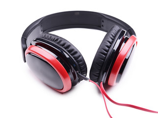 Headphones isolated on white