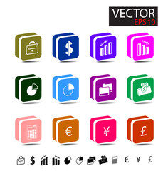 Social media icons set.