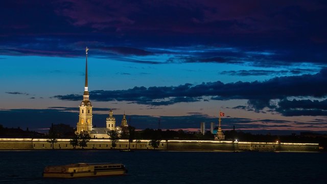 Peter and Paul Fortress, Saint Petersburg.Russia.
