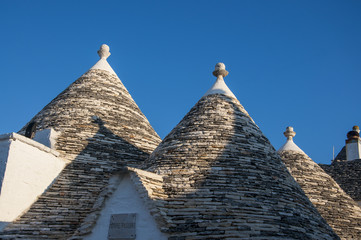 Fototapeta na wymiar Italy Puglia Trulli Alberobello