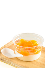 tofu fruit salad called tao huay fruit salad