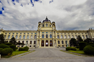 Kunsthistorisches Museum by Gottfried Semper in Vienna, Maria-Theresien-Platz, Austria