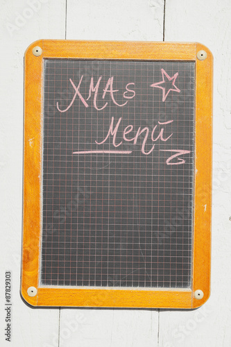 Vintage Schultafel Kreide Kreideschrift Handschrift