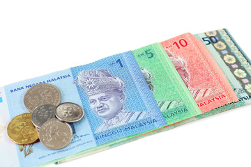 Money isolated on white