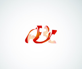 Abc company logo. Vector illustration.