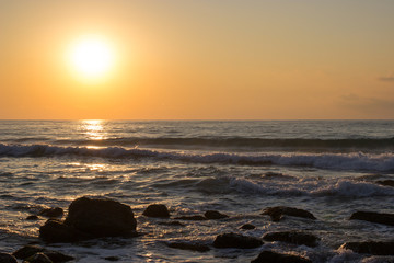 Obraz premium Sunrise over sea