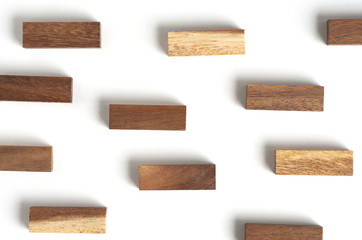 Abstract wood block