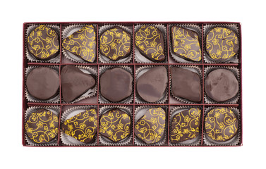 Box of chocolate candies