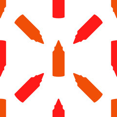 seamless pattern with Bottles of ketchup and chili sauce