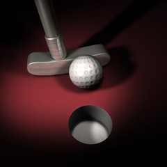 Golfschläger Minigolf Golfball