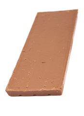 chocolate bar isolated on white