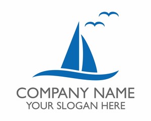 blue ship vessel image vector