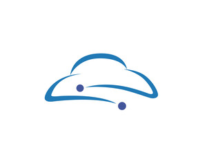 Cloud Storage And Cloud Computing Logo