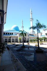 Sultan Haji Ahmad Shah Mosque a.k.a UIA Mosque in Gombak, Malaysia