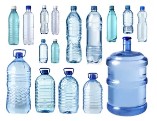 Wandaufkleber Wasserflaschen © AlenKadr